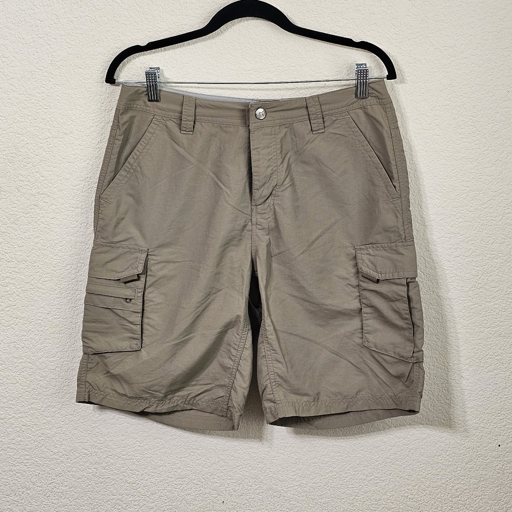 REI Shorts Womens 8 Cargo Adjustable Stretch Belt Nylon Hiking Outdoor